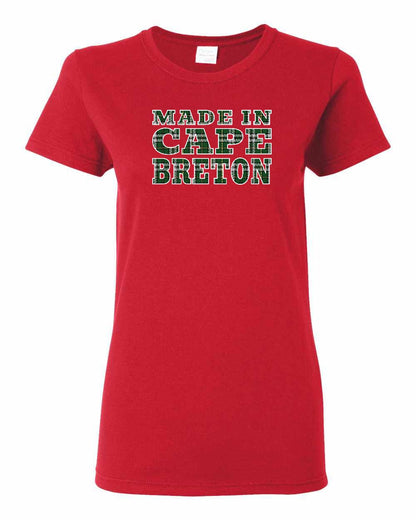 Made In Cape Breton Tartan Full Women's Tee