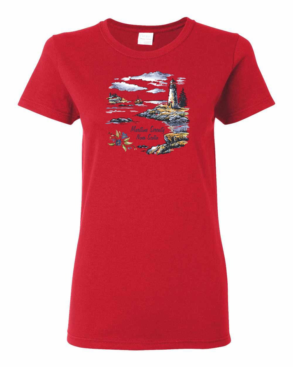 Maritime Serenity Nova Scotia Full womens-tee