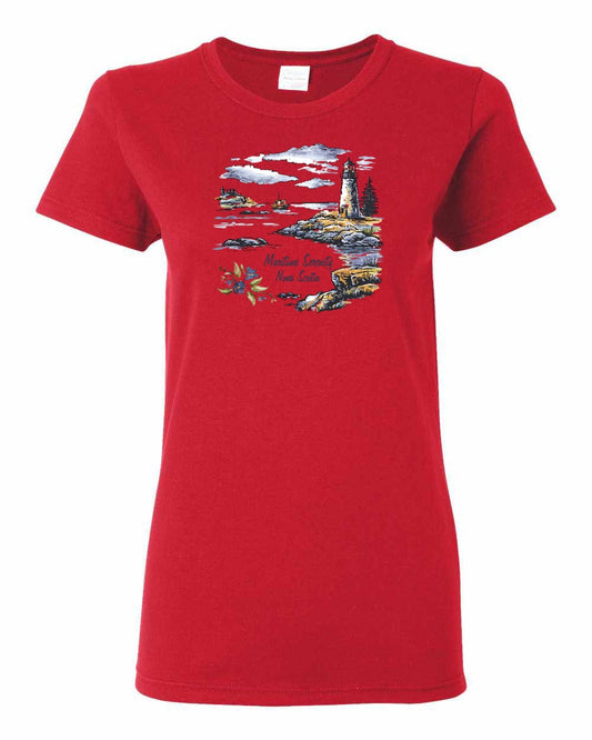 Maritime Serenity Nova Scotia Full Women's Tee