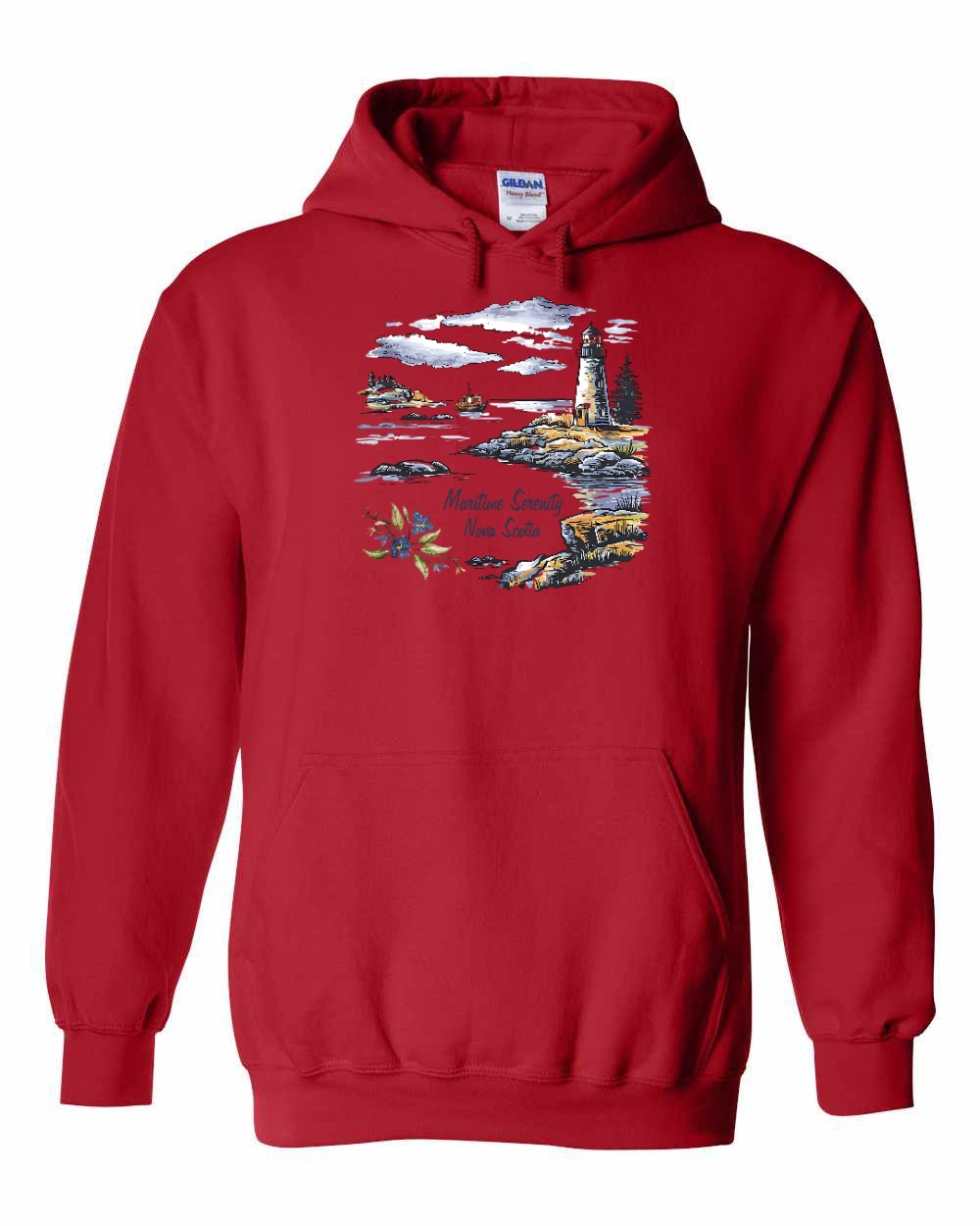 Maritime Serenity NS Pullover Hoodie - Unisex