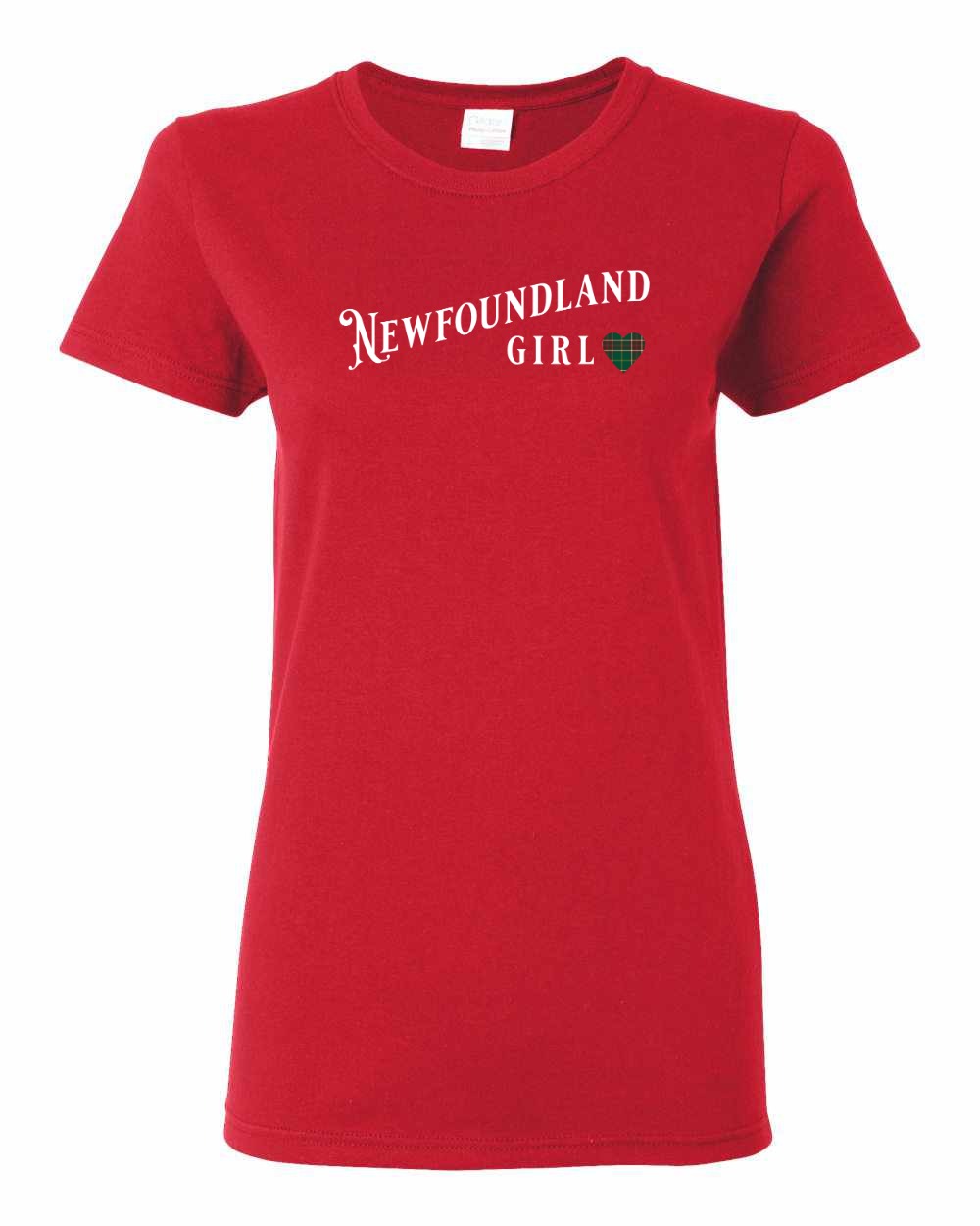 Newfoundland Girl Tartan Full Women's Tee