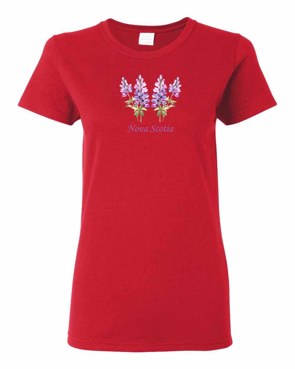 Nova Scotia Lupins Full womens-tee
