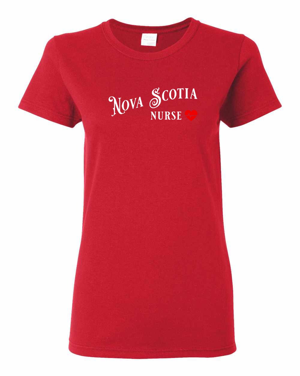 Nova Scotia Nurse Full womens-tee