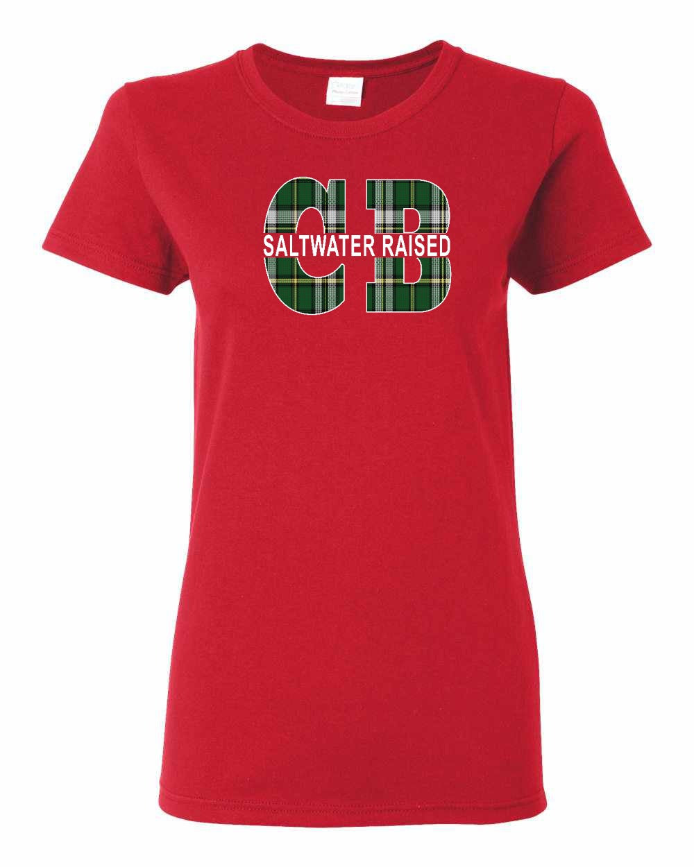 Saltwater Raised CB Full Women's Tee Printed NOT STITCHED