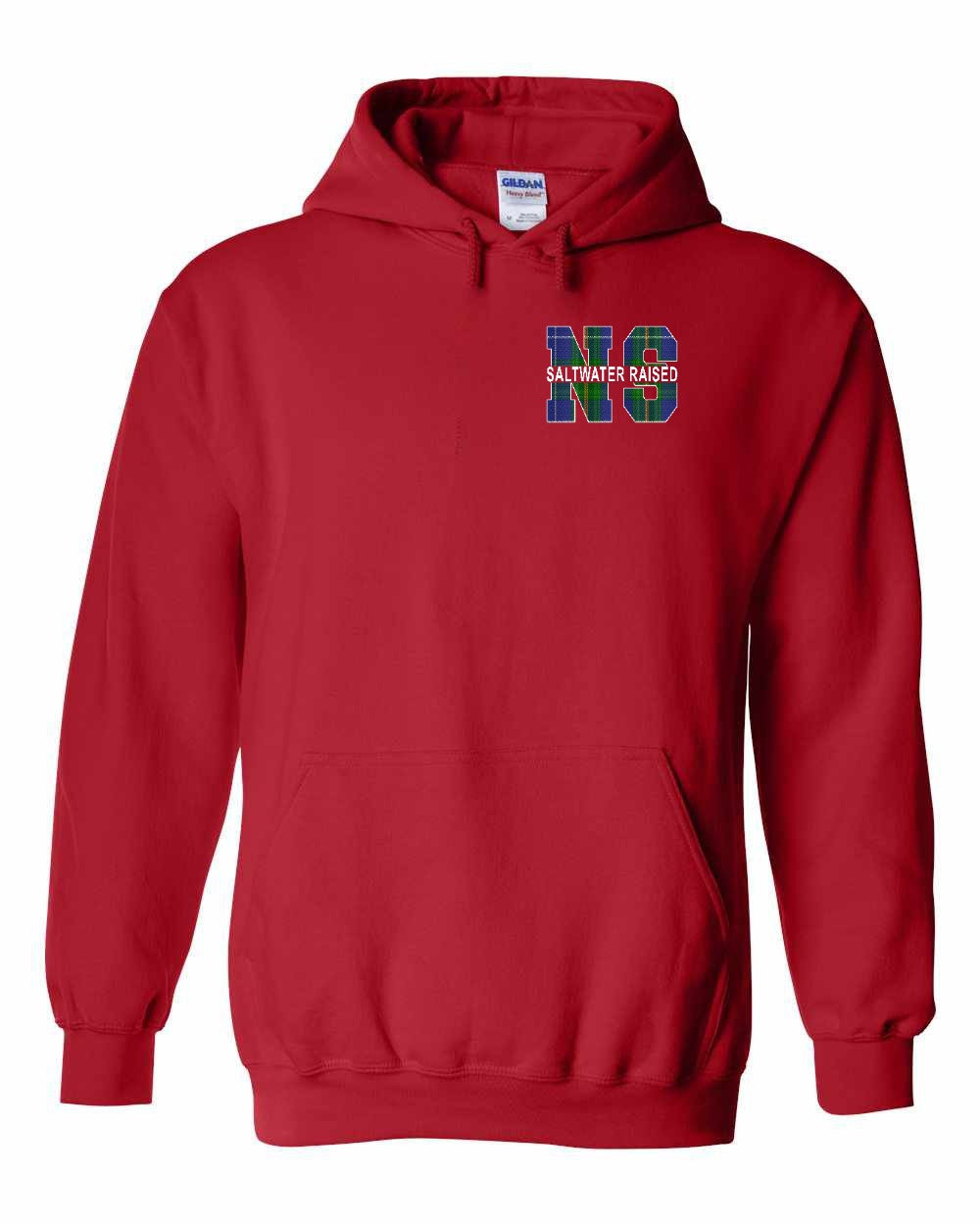 Saltwater Raised NS Left Chest and Back Pullover Hoodie - Unisex