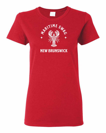 Maritime Swag New Brunswick Mandala white Lobster Full Women's Tee
