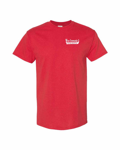 Your Community Swoop (Nova Scotia) Left Chest and Back mens-tee