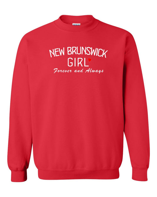 NB Girl Forever and Always Full Front Crewneck Sweatshirt