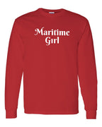 Maritime Girl Heart Dot Long Sleeve Tee - Unisex