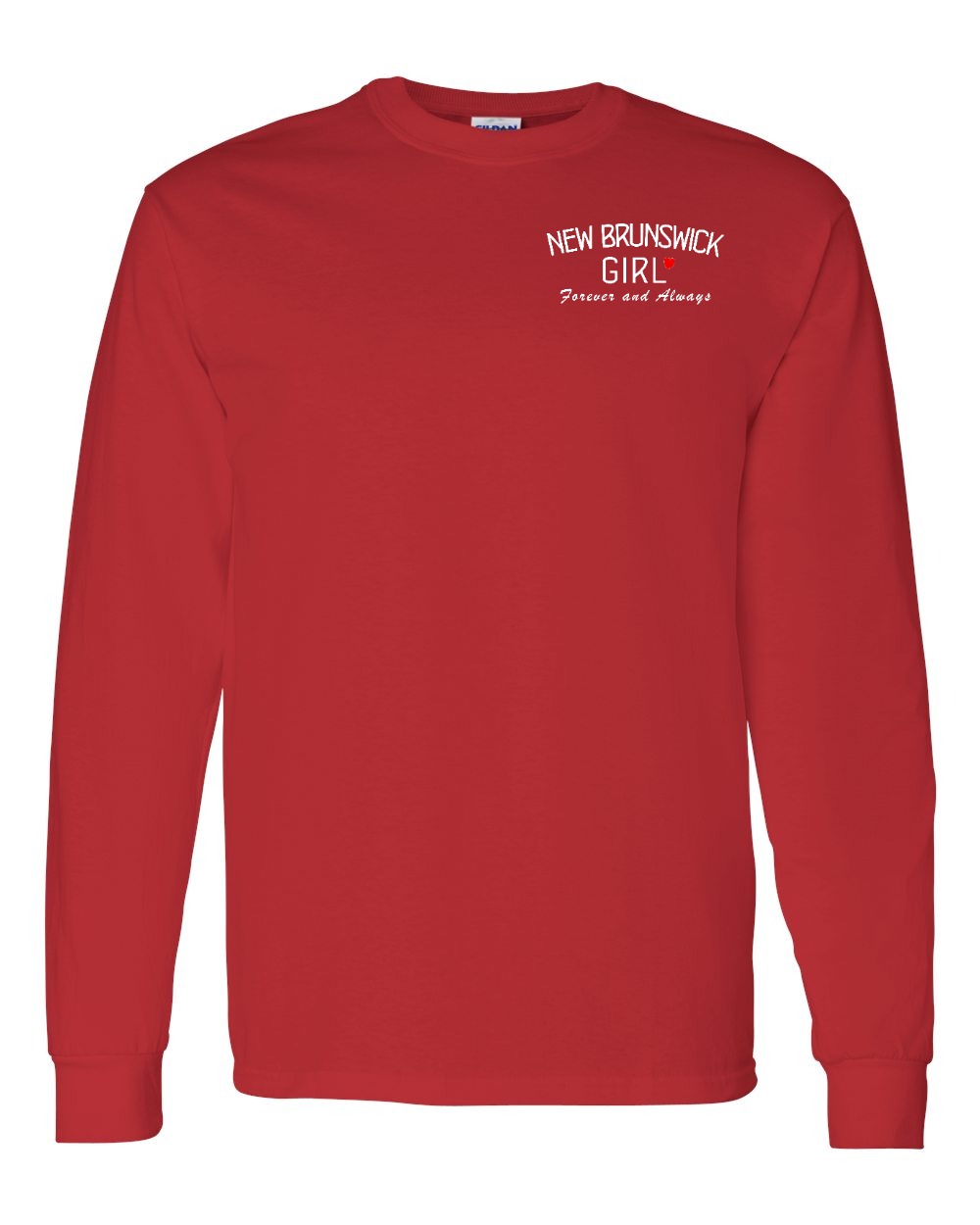 NB Girl Forever and Always Left Chest & Back Long Sleeve Tee - Unisex