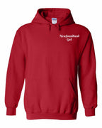 NFLD Girl Heart Dot Left Chest & Back Pullover Hoodie - Unisex