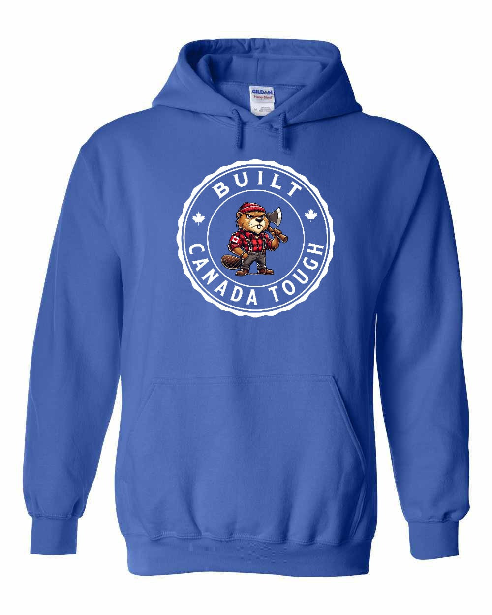 Built Canada Tough Male Beaver Pullover Hoodie - Gildan Canada (sewn Internationally) - Unisex