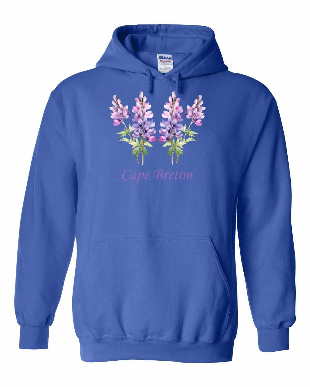 Cape Breton Lupin Full Pullover Hoodie