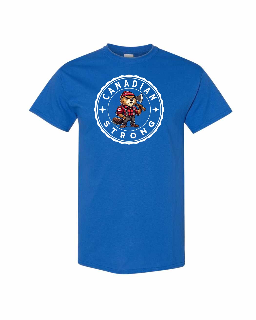 Canadian Strong Beaver Men's Tee - Gildan Canada (sewn Internationally)