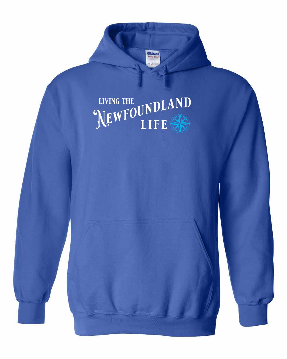 Living the NFLD Life blue Pullover Hoodie - Unisex