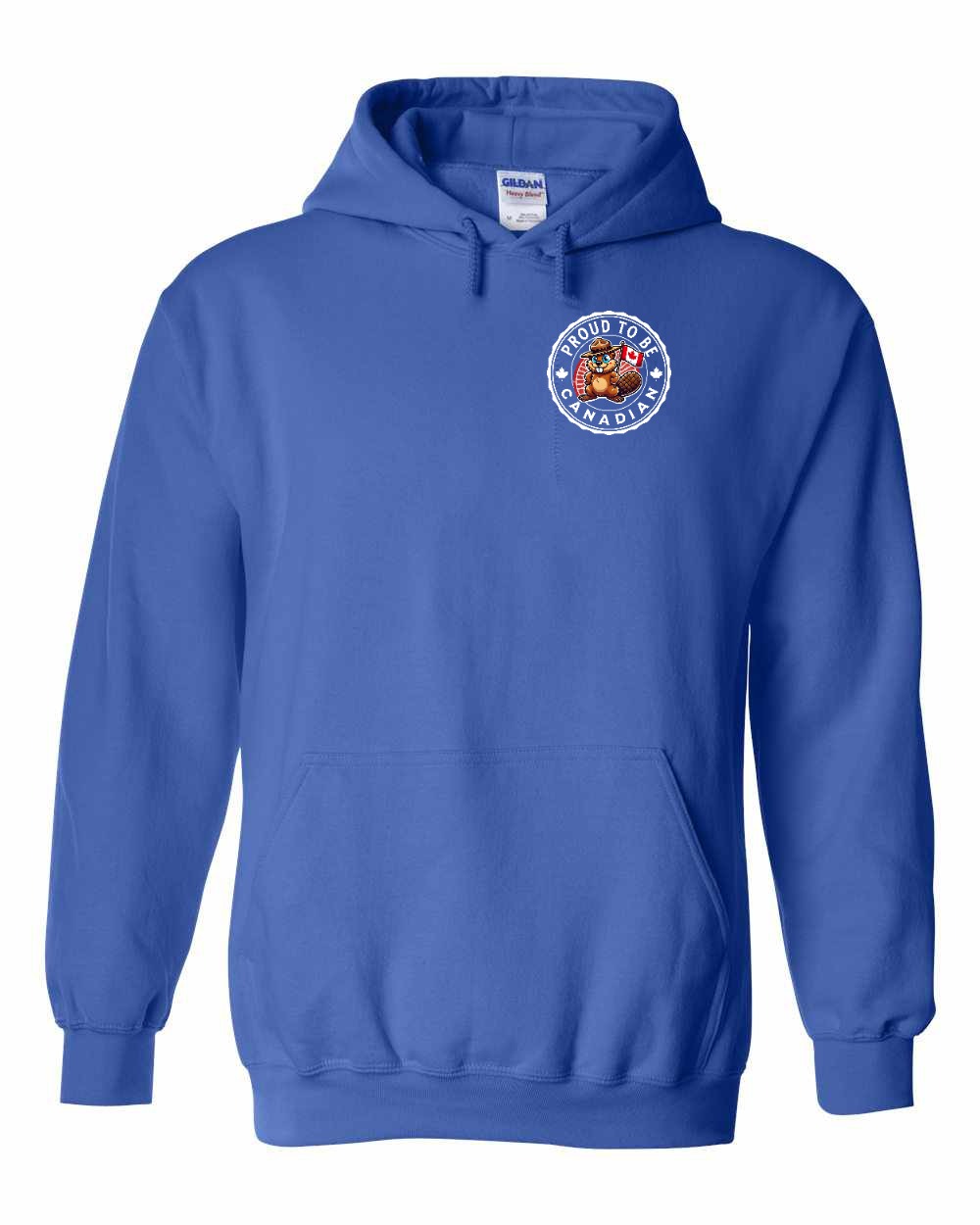 Proud to be Canadian Beaver Left Chest Pullover