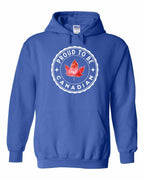 Proud to be Canadian Leaf Pullover Hoodie - Gildan Canada (sewn Internationally) - Unisex
