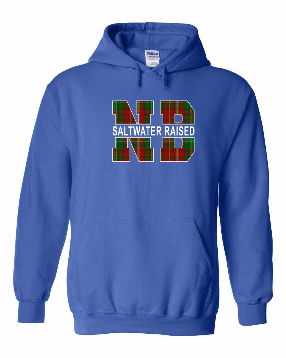 NB Saltwater Raised Full Front Pullover Hoodie Printed NOT STITCHED