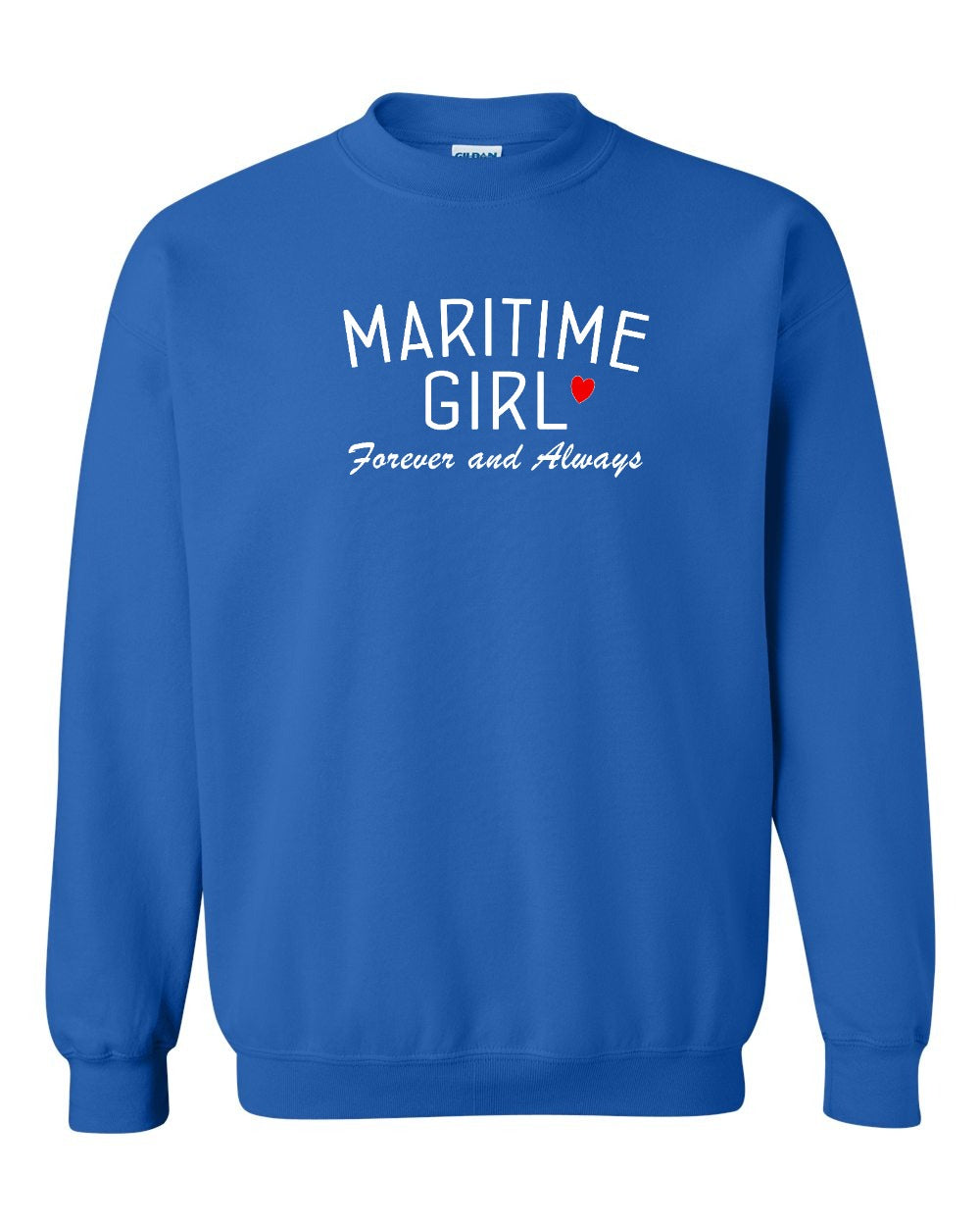 Maritime Girl Forever and Always Crewneck Sweatshirt - Unisex