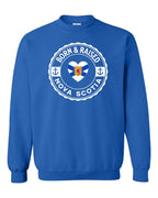 Born and Raised NS Heart Flag Crewneck Sweatshirt - Unisex