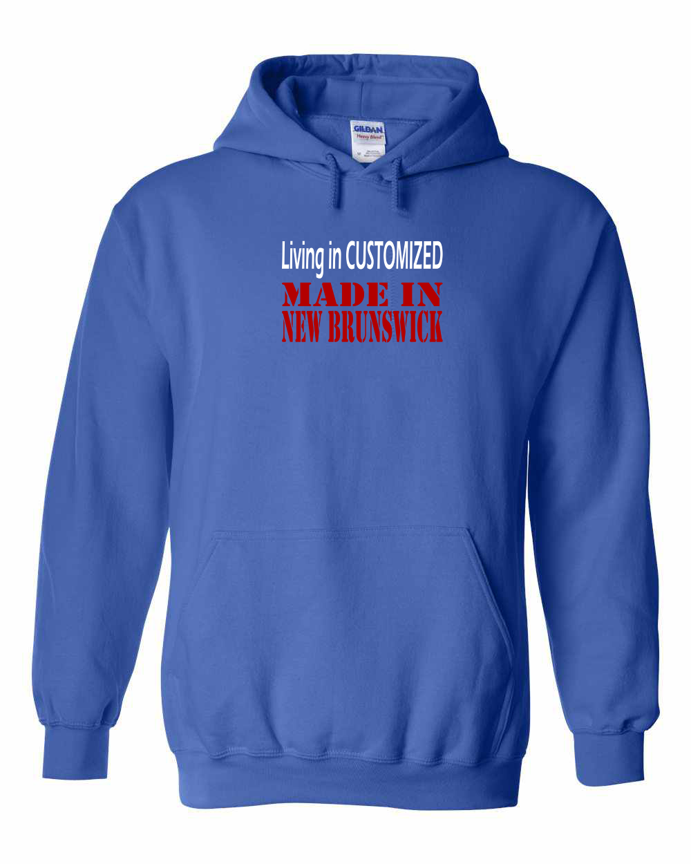Living in customized made in NB Pullover Hoodie - Unisex
