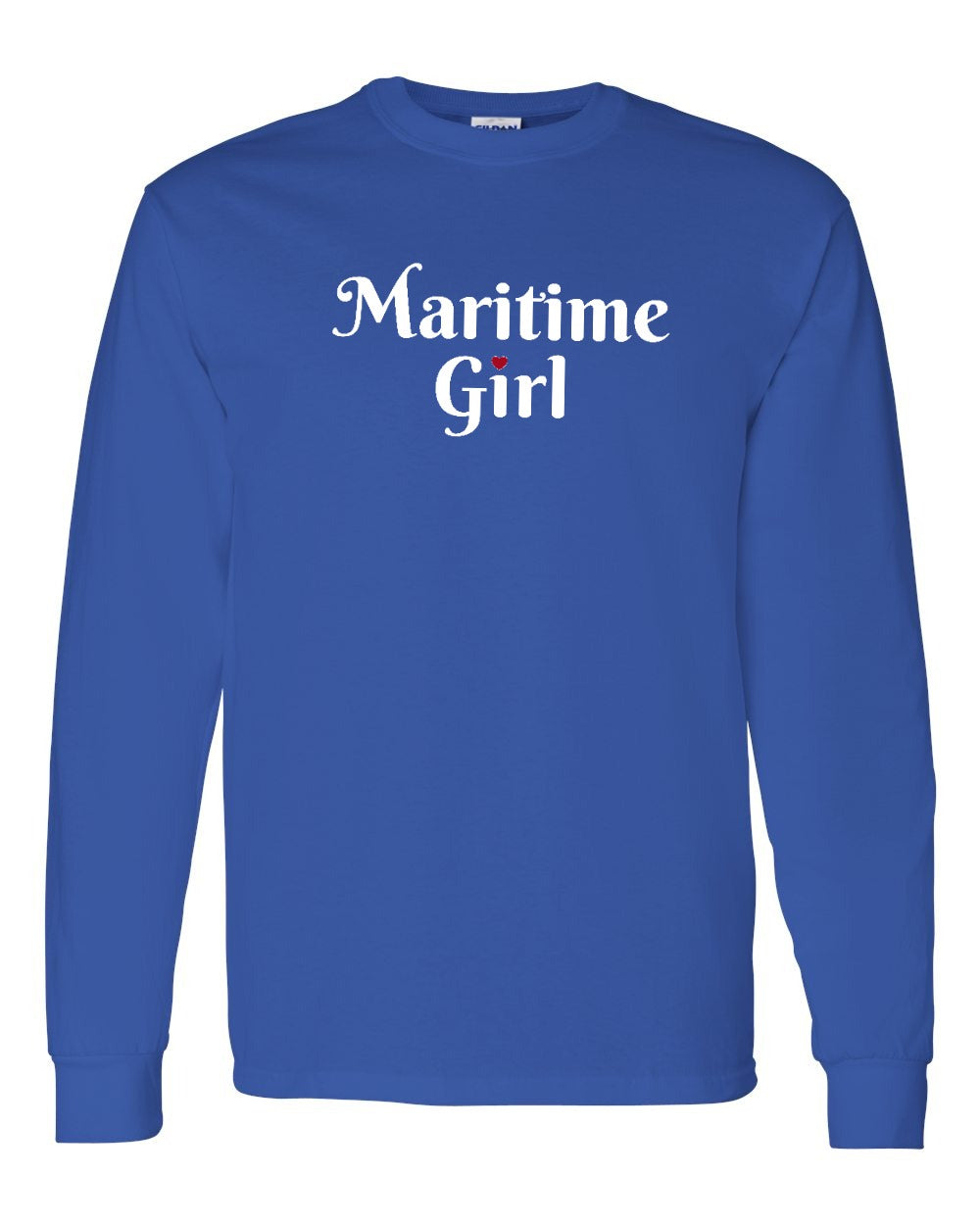 Maritime Girl Heart Dot Long Sleeve Tee - Unisex