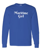 Maritime Girl Heart Dot Long Sleeve Tee - Unisex