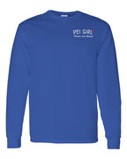 PEI Girl Forever and Always Left Chest & Back Long Sleeve Tee - Unisex