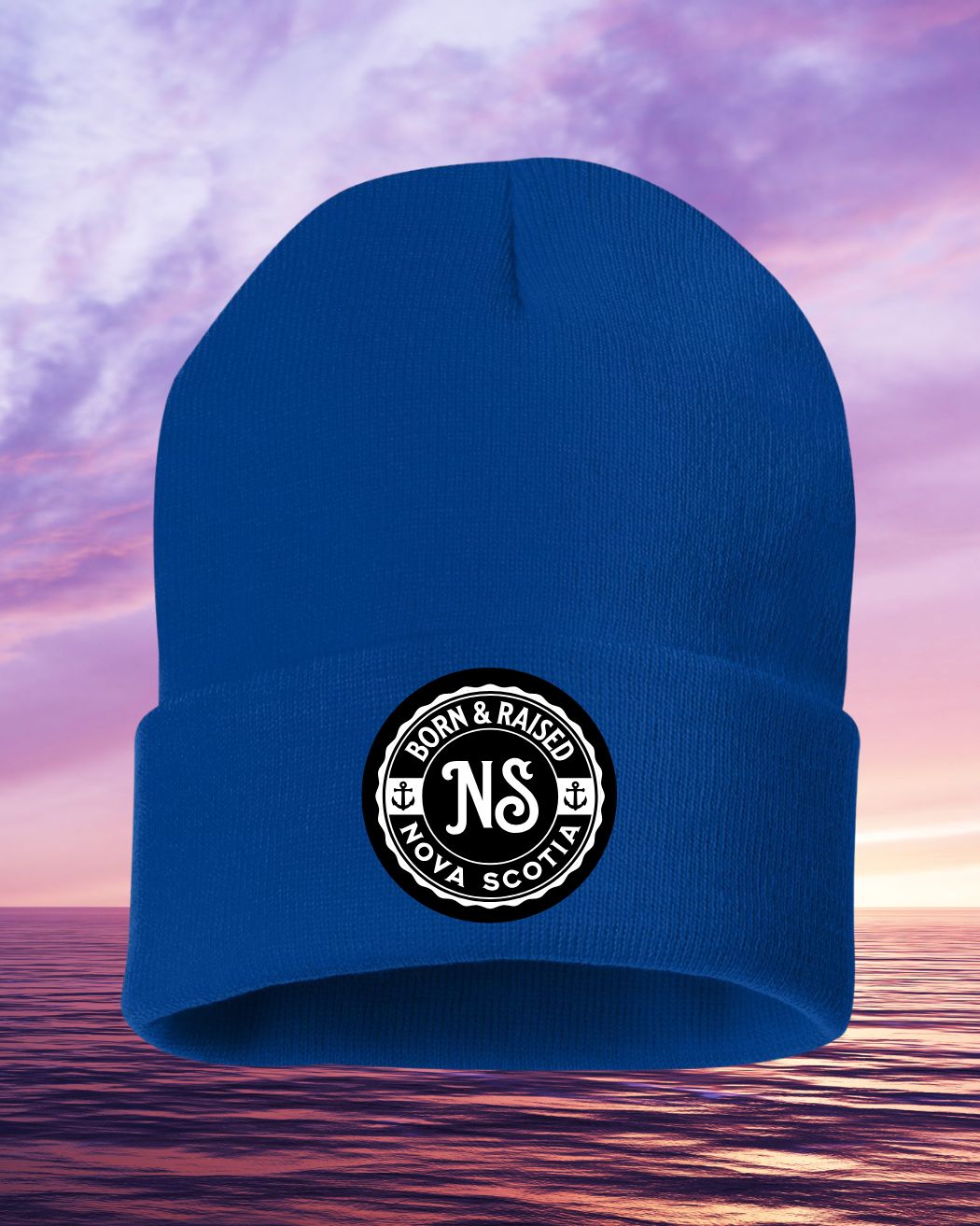 Born & Raised Nova Scotia Cuffed 12" Beanie