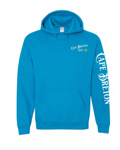 Cape Breton Guy Yellow Compass Left chest and Sleeve Pullover Hoodie