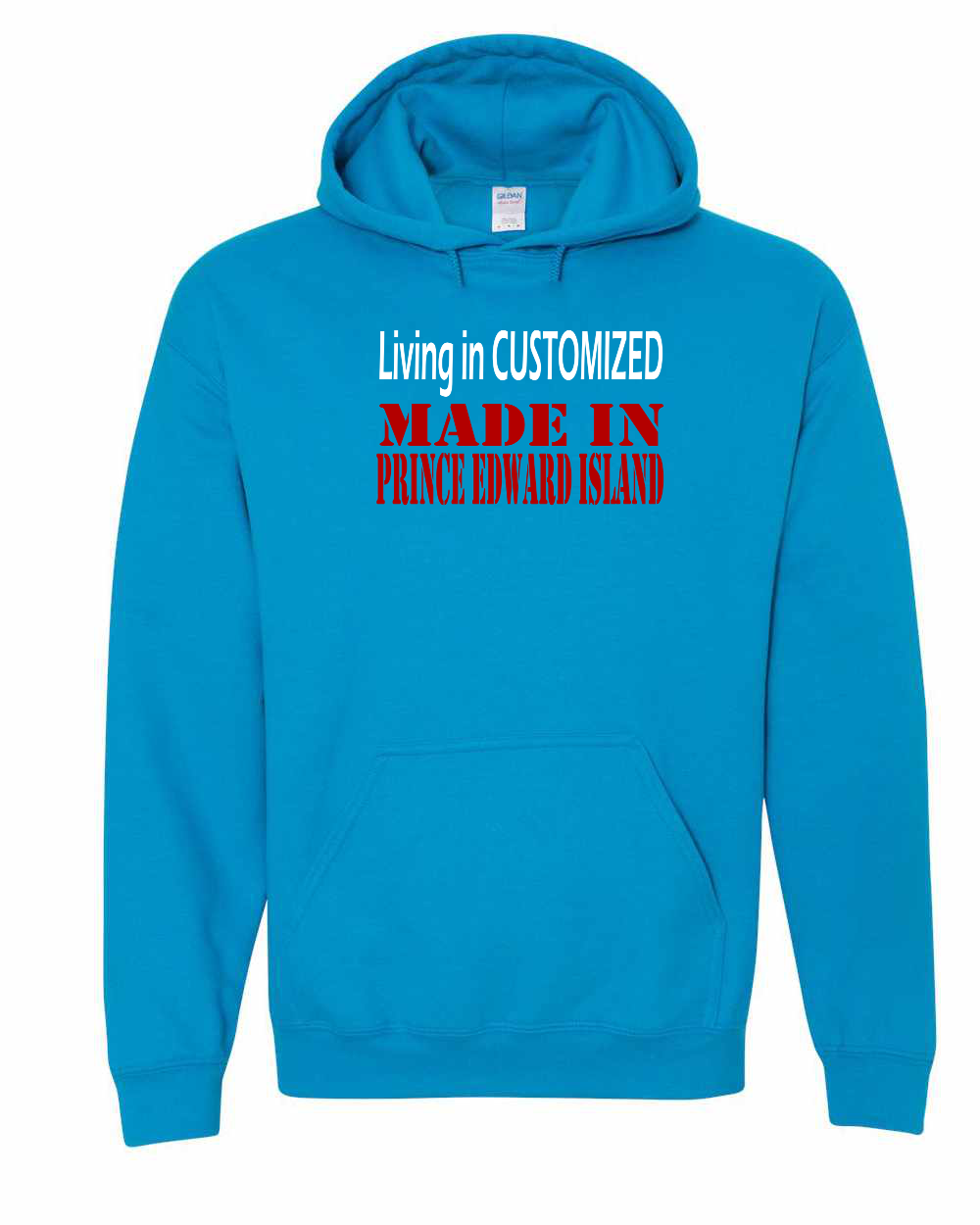 Living in customized made in PEI Pullover Hoodie - Unisex