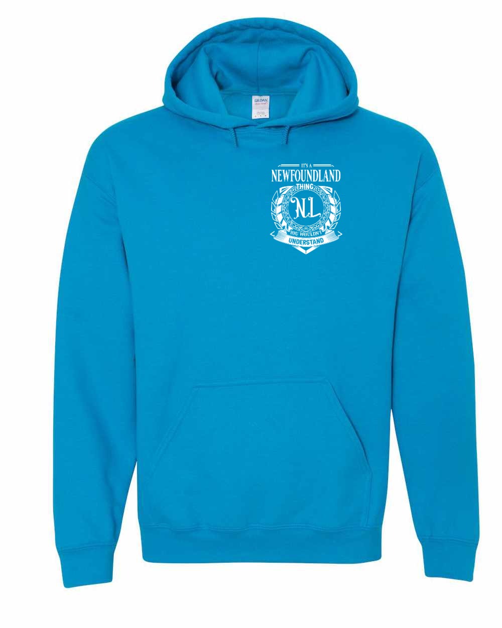 It's  A NFLD Thing Left Chest and Back Pullover Hoodie - Unisex