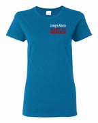 Living Alberta Made in NFLD Left Chest Women's Tee