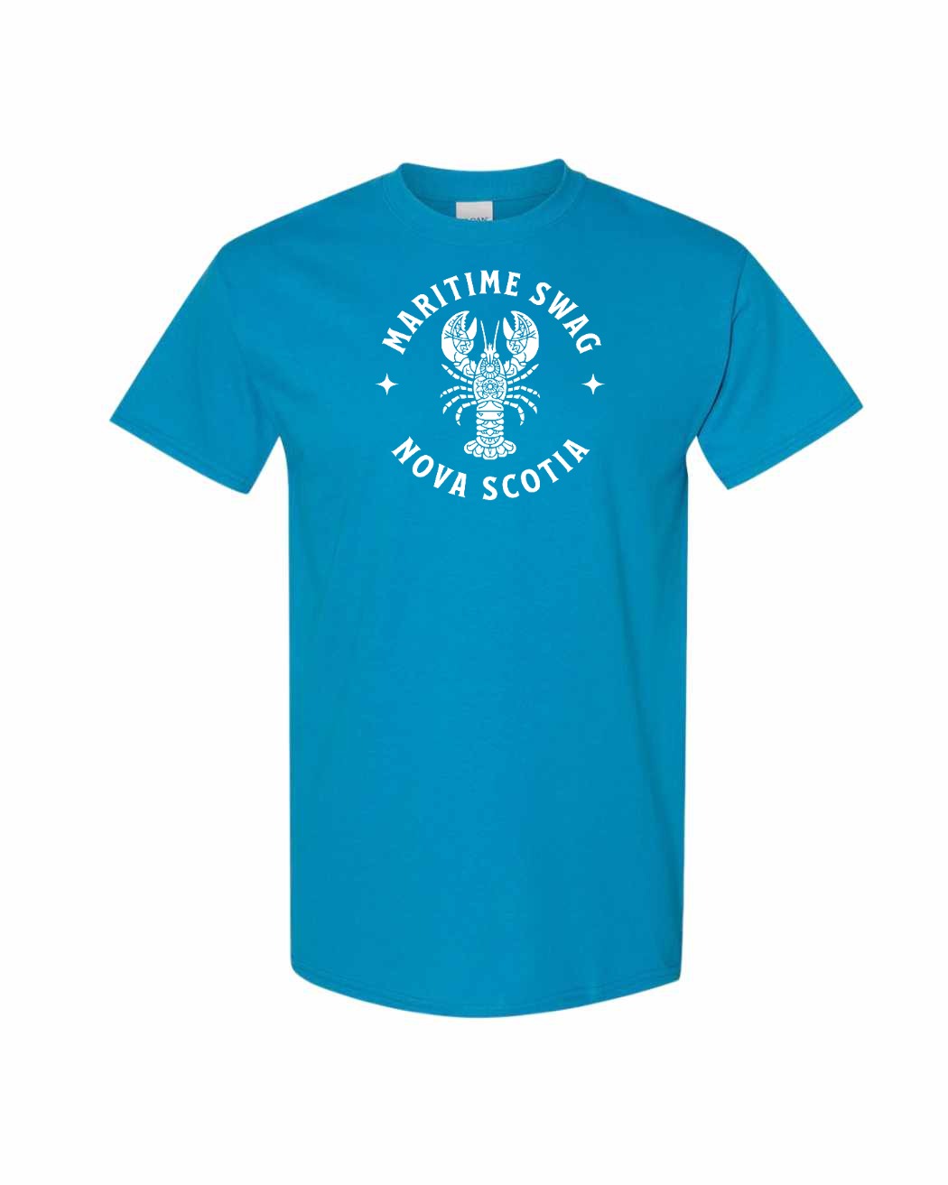 Maritime Swag Nova Scotia Mandala white Lobster Full mens-tee