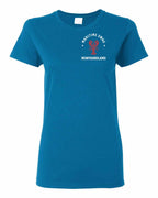 Maritime Swag NFLD Mandala Red Lobster Left Chest and Back Women's Tee