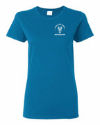 Maritime Swag NFLD Mandala white Lobster Left Chest and Back Women's Tee