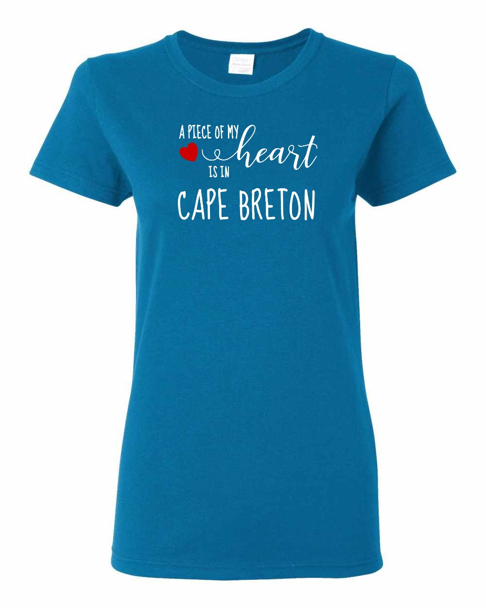A piece of My heart in CB (Red Heart) Women's Tee