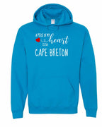 A piece of My heart in CB (Red Heart) Pullover Hoodie - Unisex