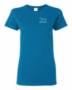 A piece of My heart in NS Tartan Heart Left Chest Women's Tee