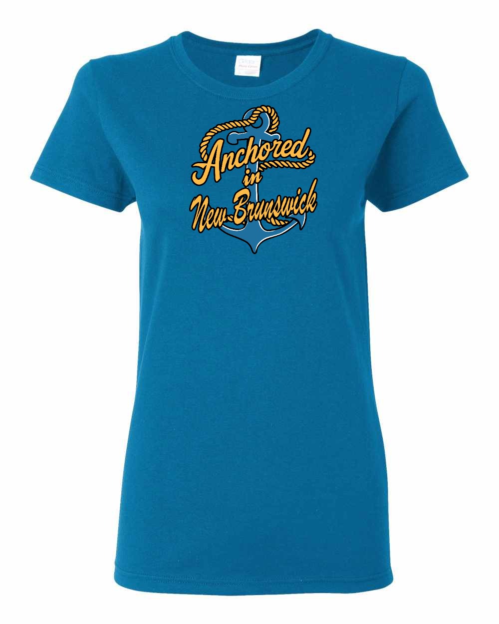 Anchored in New Brunswick Full Women's Tee