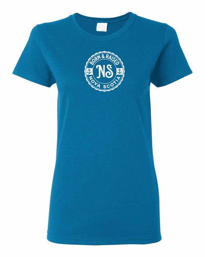 Born & Raised Nova Scotia Full womens-tee