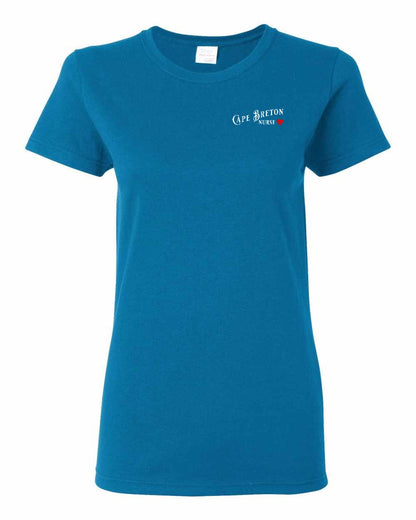 Cape Breton Nurse Left Chest and Back Women's Tee