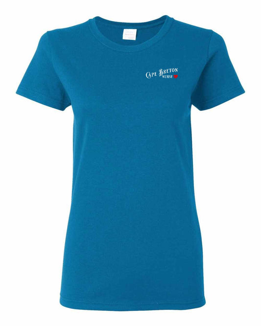 Cape Breton Nurse Left Chest Women's Tee