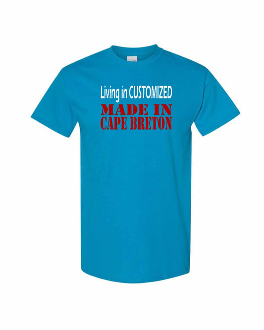Living in Custom Made in Cape Breton Full Men's Tee