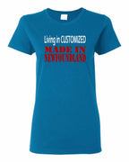 Living in Custom Made in NFLD Women's Tee