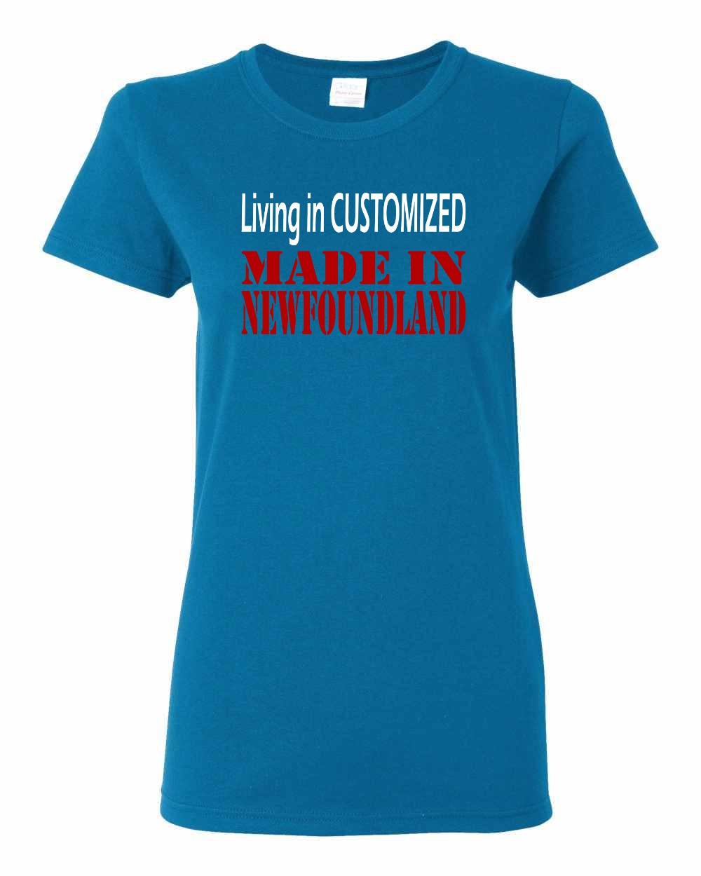 Living in Custom Made in Newfoundland Full Women's Tee