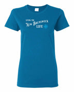 Living the NB Life blue Women's Tee