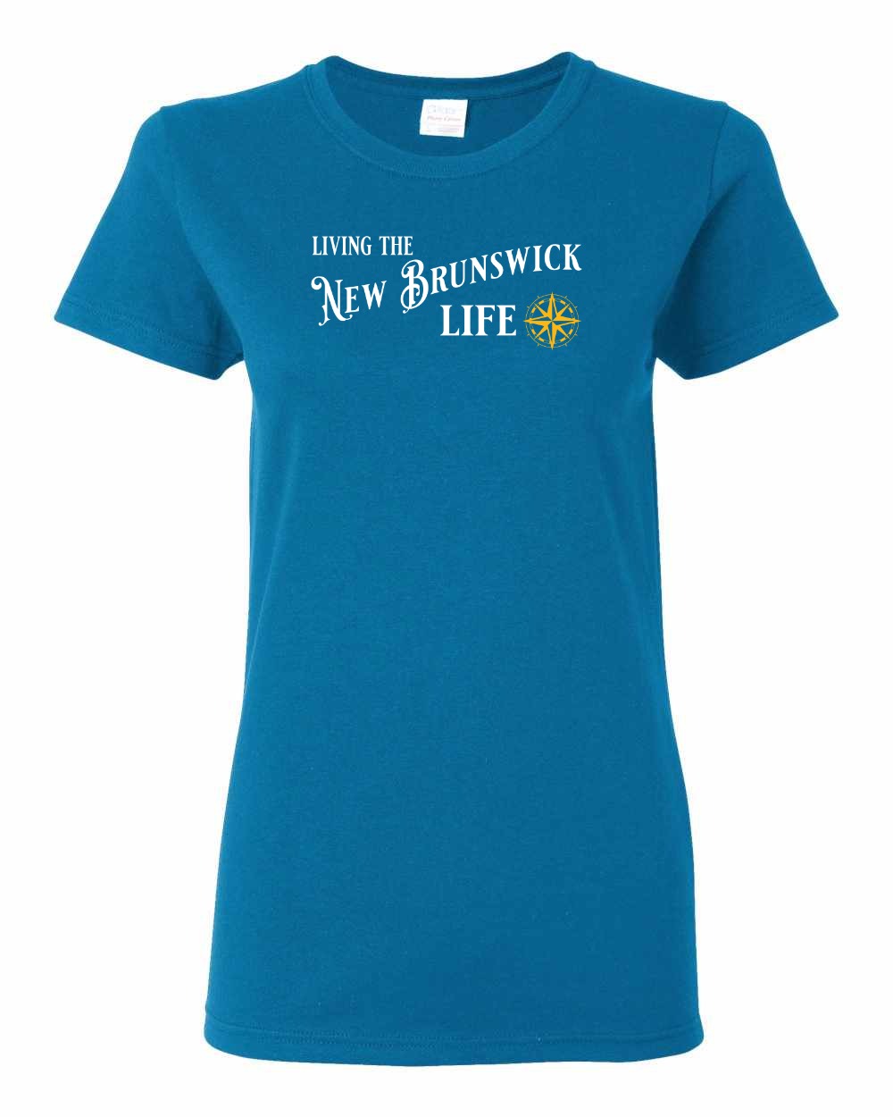 Living the New Brunswick Life yellow Full Women's Tee