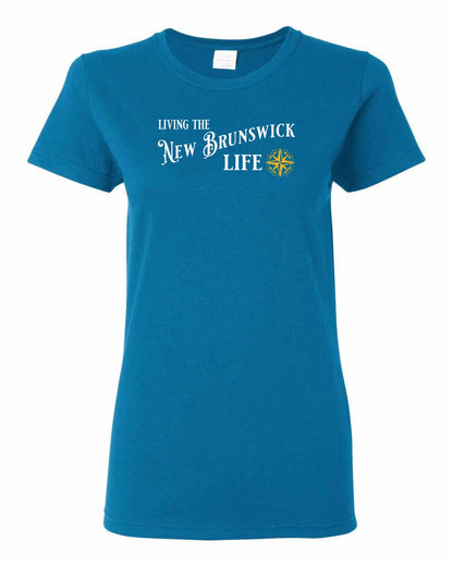 Living the New Brunswick Life yellow Full Women's Tee