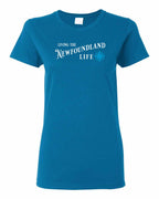Living the NFLD Life blue Women's Tee
